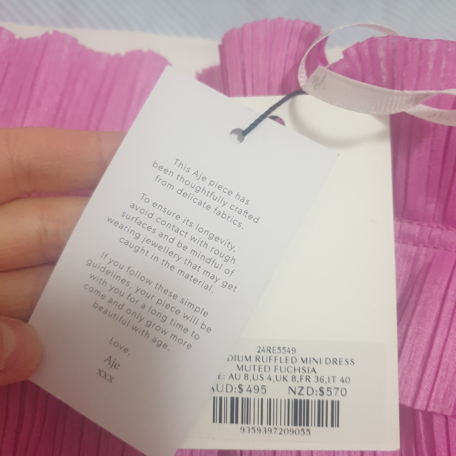 DRESS PINK SHIRRED RUNCHED PARTY 