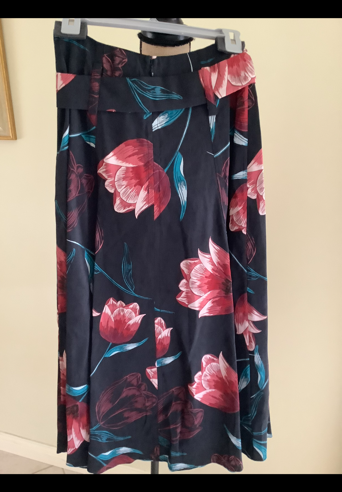 Tulip Print Maxi Skirt