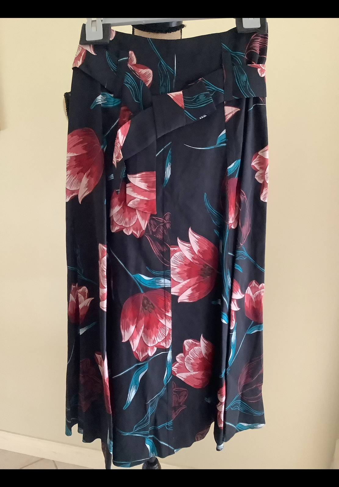 Tulip Print Maxi Skirt