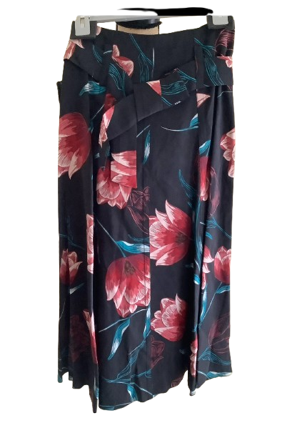 Tulip Print Maxi Skirt