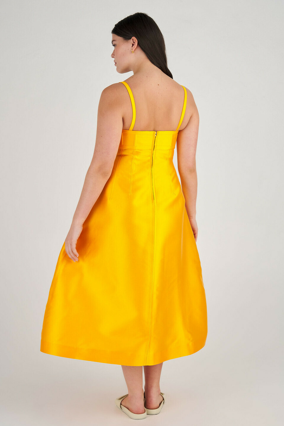 Sculpture Bodice Dress Marigold