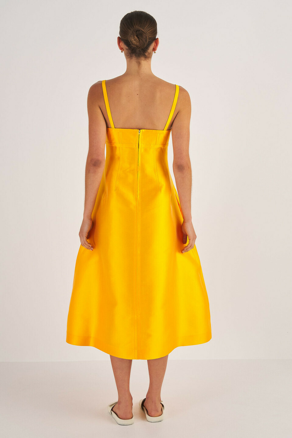 Sculpture Bodice Dress Marigold