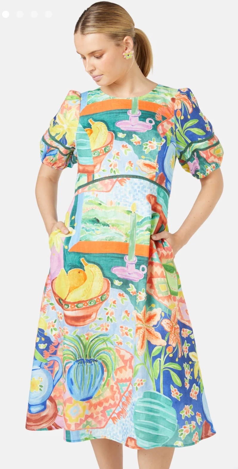 Weekend Away Linen Dress