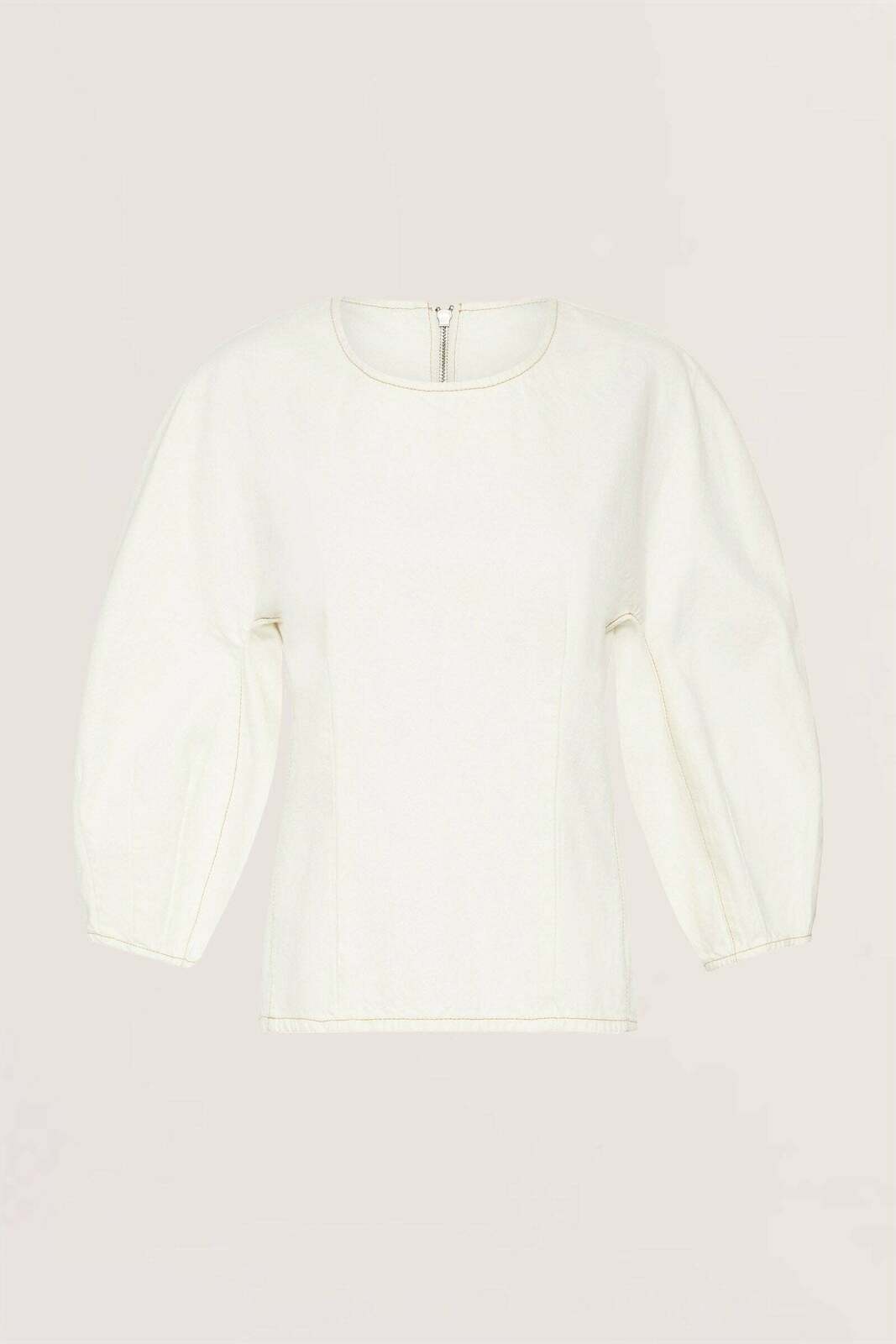 CHALK DENIM ROCHA TOP