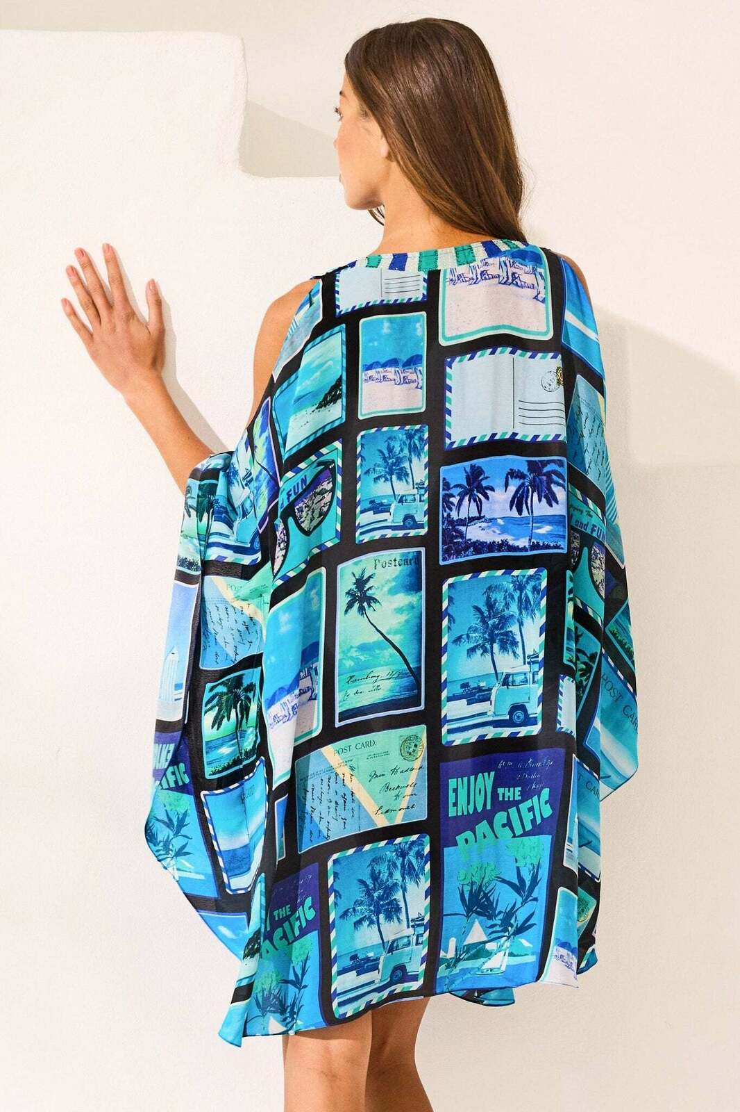 Postcards Kaftan Dress