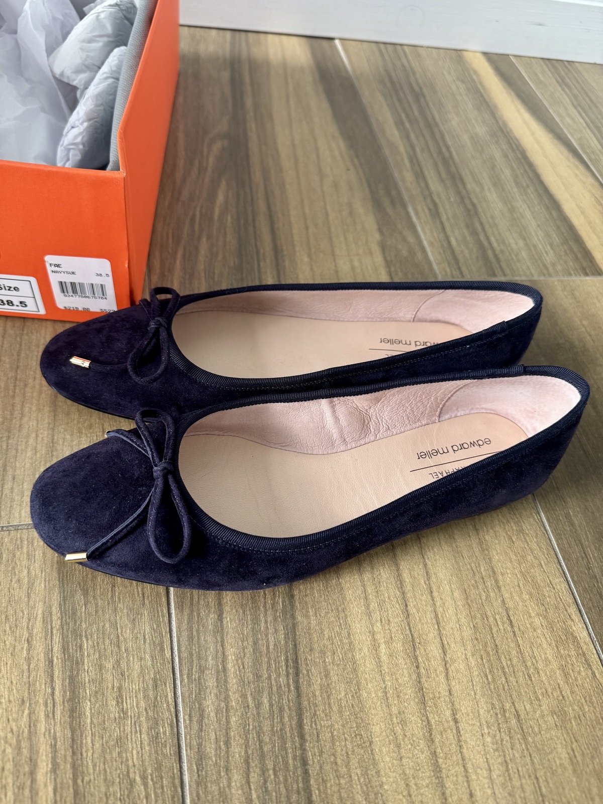 Classic FAE ballet pumps with bow