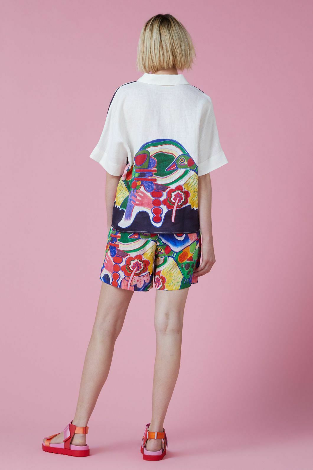 Femme Oiseau Placement Shirt