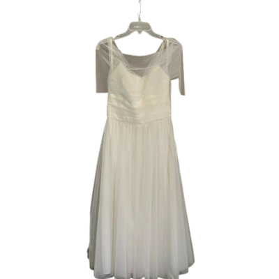knee length dresses for ladies Louisa Tulle Midi Dress 8