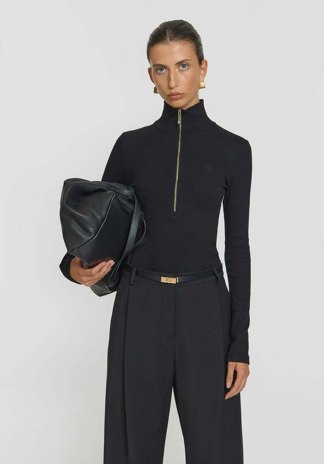 Rib Turtleneck