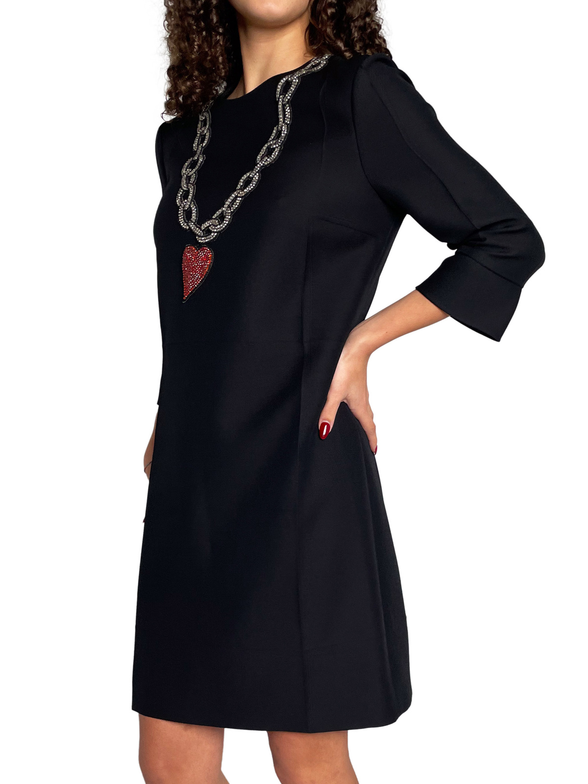 Black Short Sleeve Dress