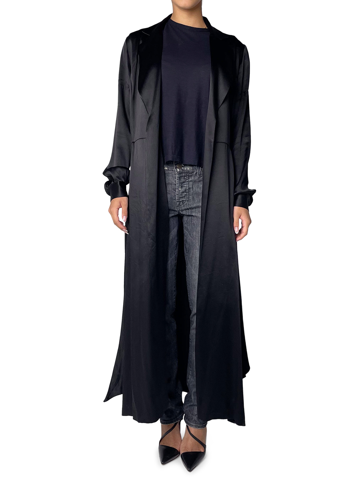 Black Silk Coat