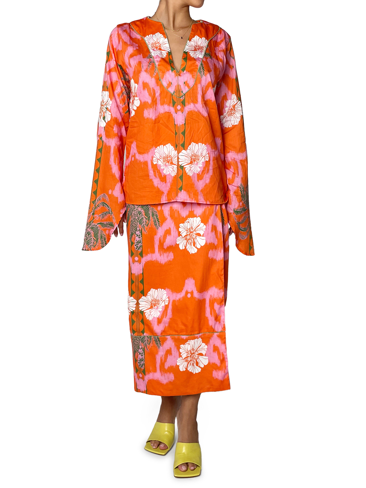 Bright Orange Skirt