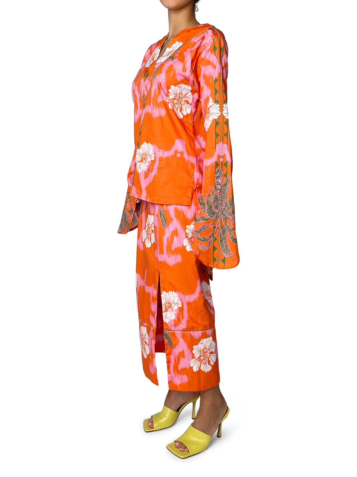 Bright Orange Long Sleeve Top