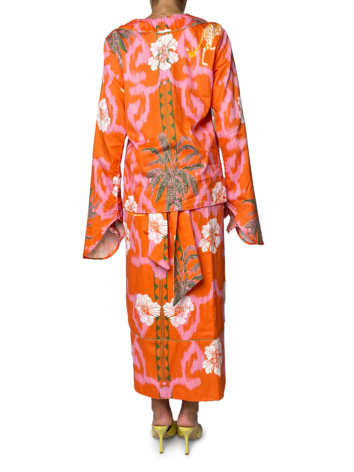 Bright Orange Long Sleeve Top