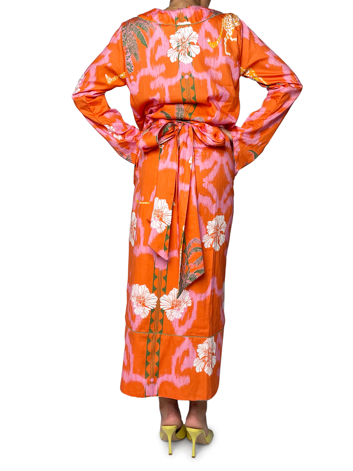 Bright Orange Long Sleeve Top