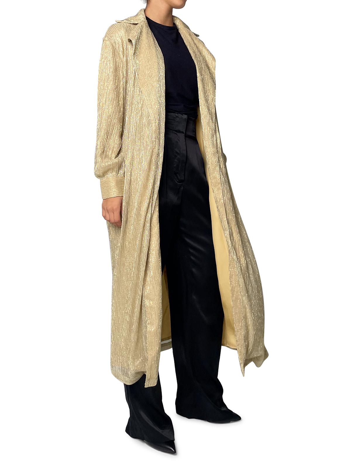Golden Collared Lightweight Coat