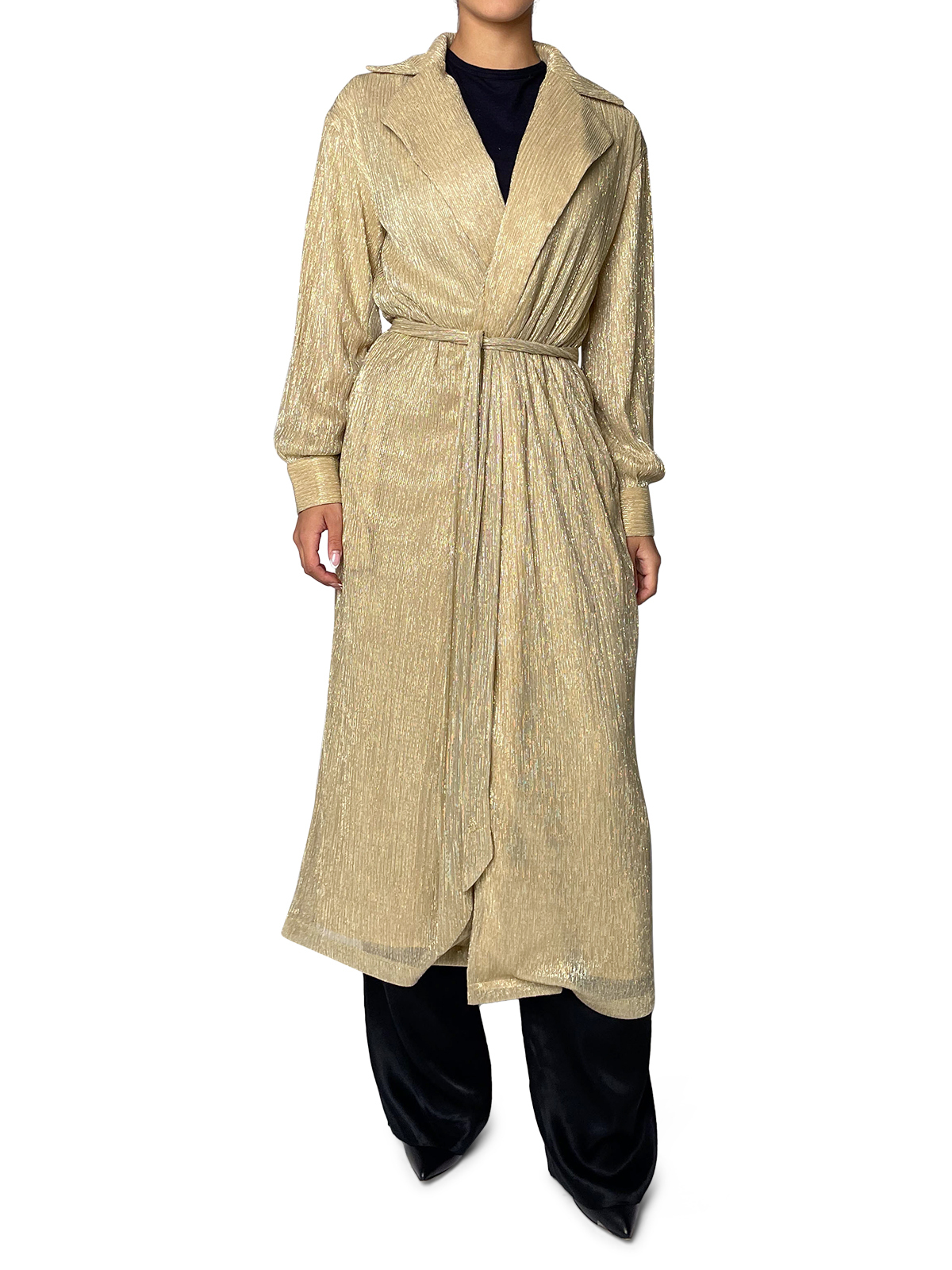 Golden Collared Lightweight Coat