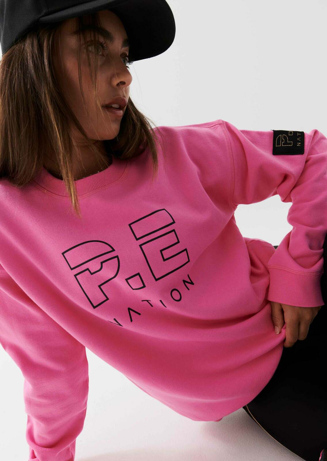 HEADS UP SWEAT IN PALOMA PINK