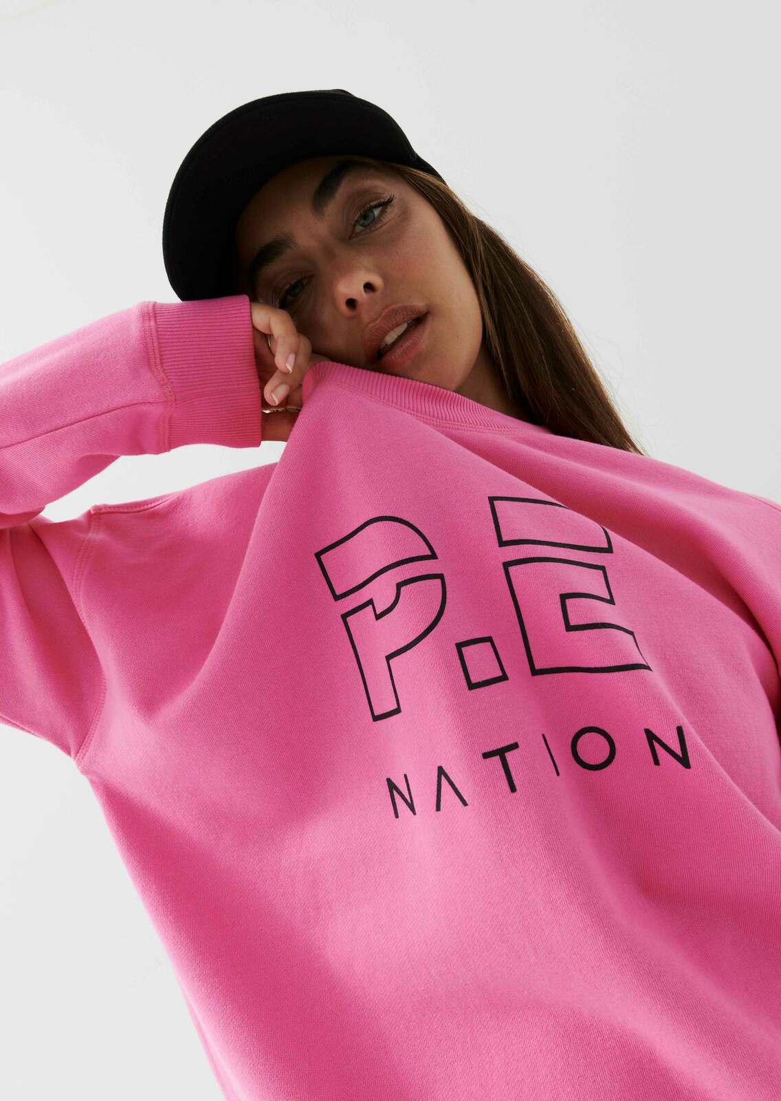 HEADS UP SWEAT IN PALOMA PINK