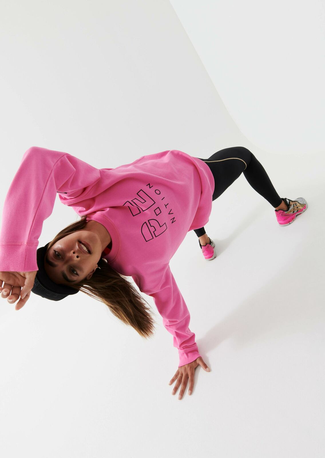 HEADS UP SWEAT IN PALOMA PINK