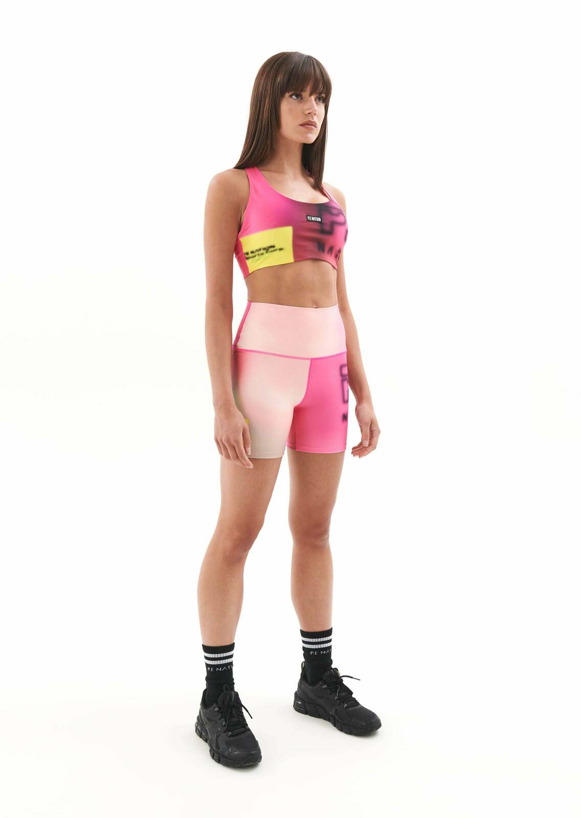 IMMERSION BIKE SHORT IN BLUR PRINT