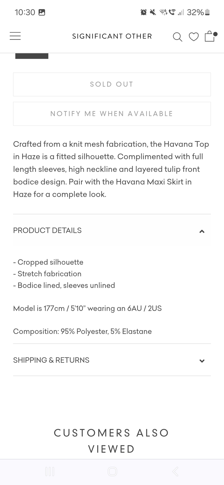 Havana Top size 16 brand new with tags
