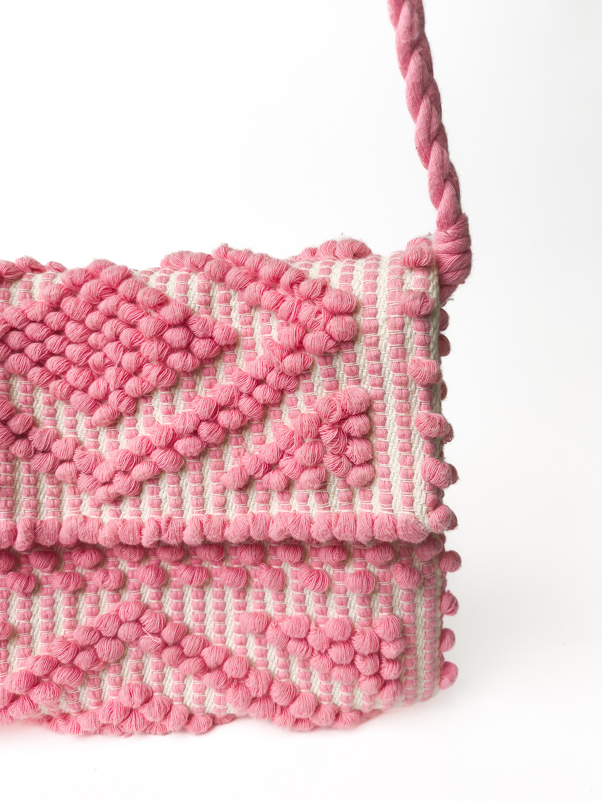 White and Pink Bag