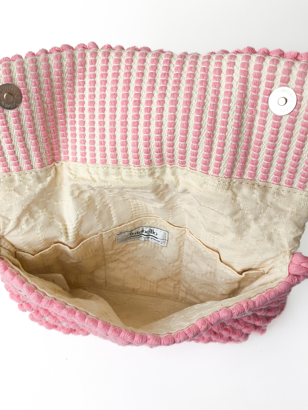 White and Pink Bag