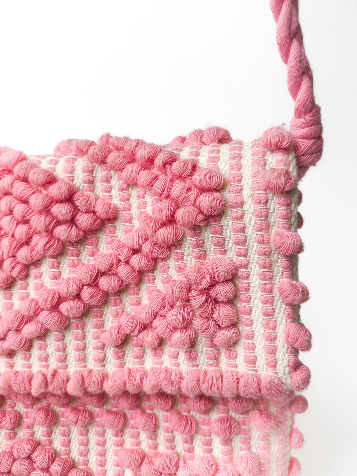 White and Pink Bag