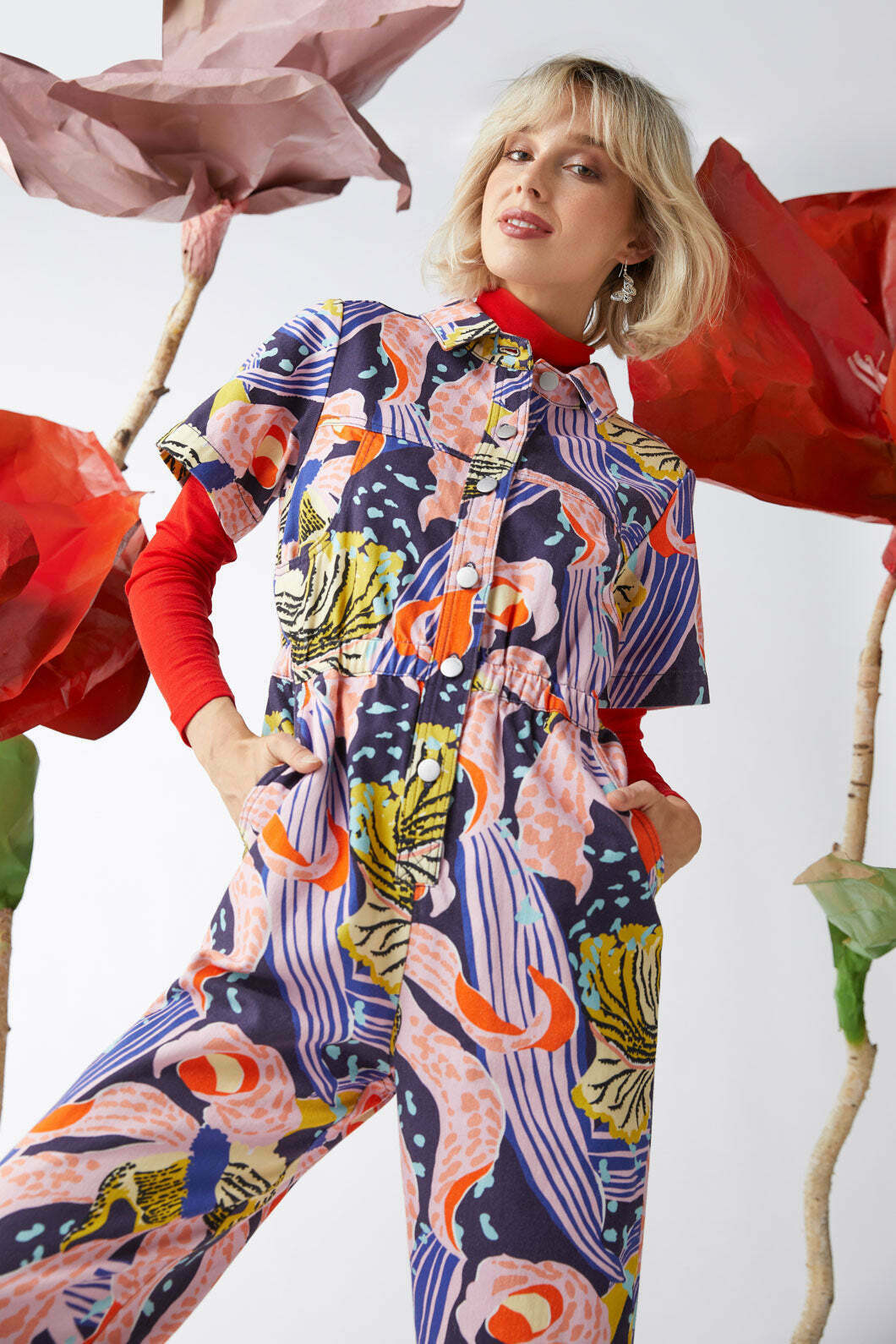 Orchid Oasis Boiler Suit