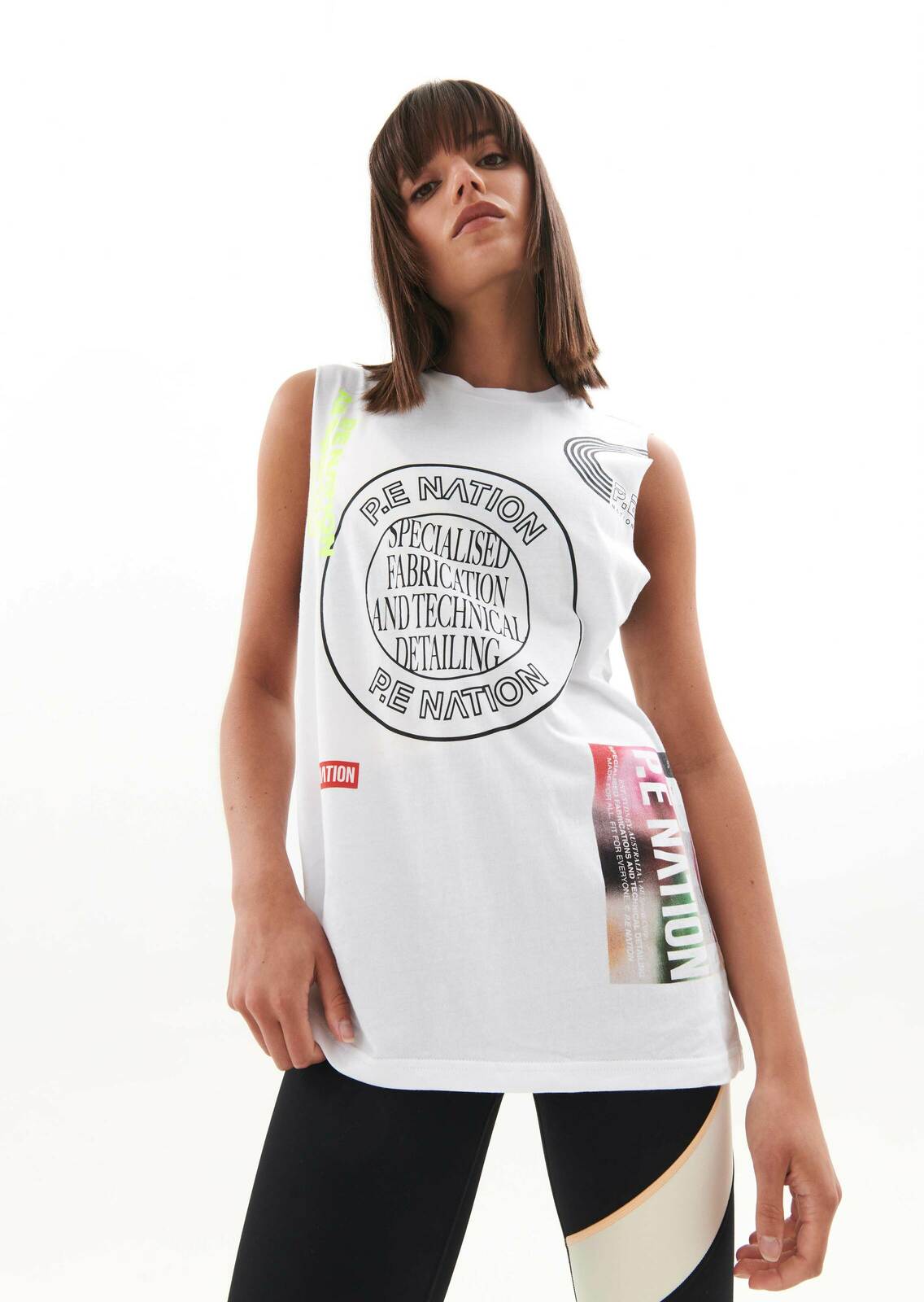 CIRCUIT TANK IN OPTIC WHITE