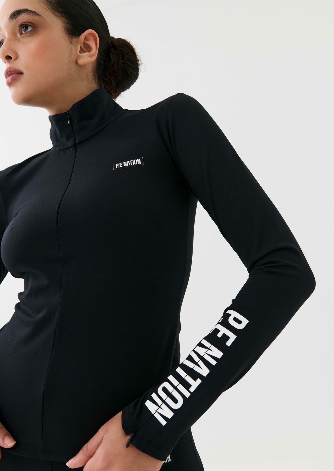 SLALOM LS TOP IN BLACK
