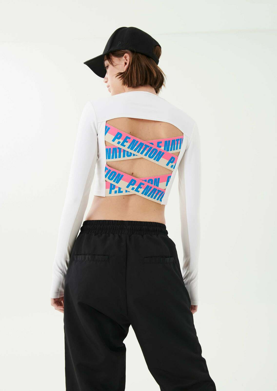 HALF VOLLEY LS TOP IN OPTIC WHITE