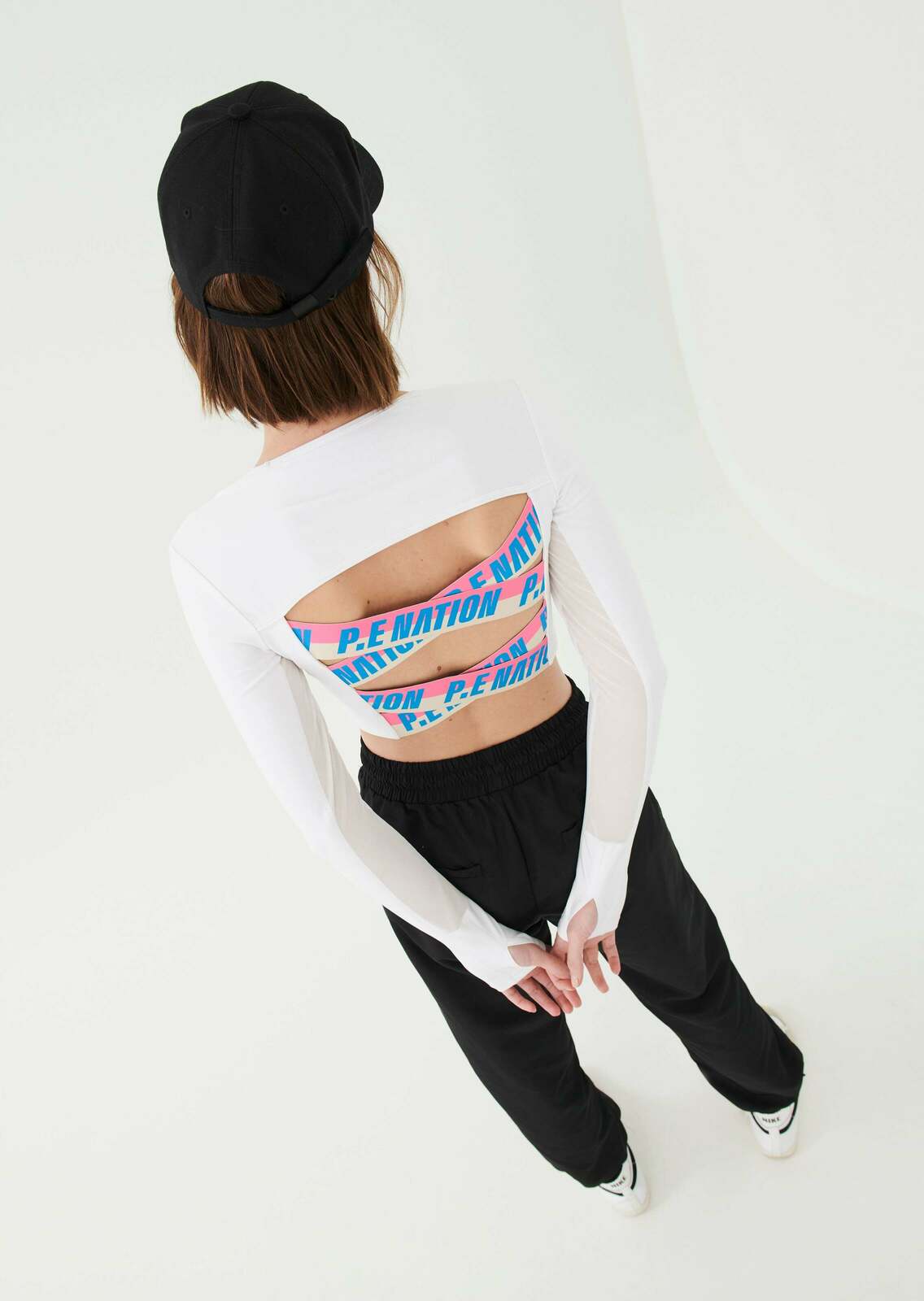 HALF VOLLEY LS TOP IN OPTIC WHITE