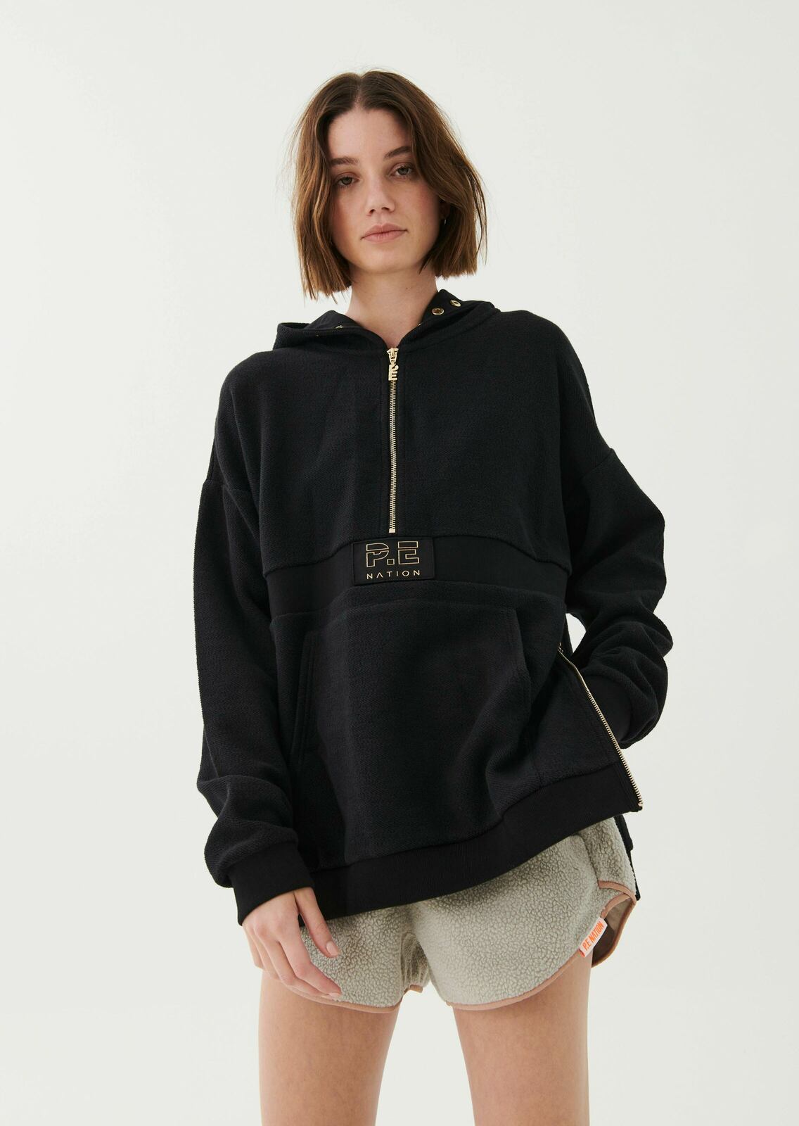 EXTRA TIME HOODIE IN BLACK