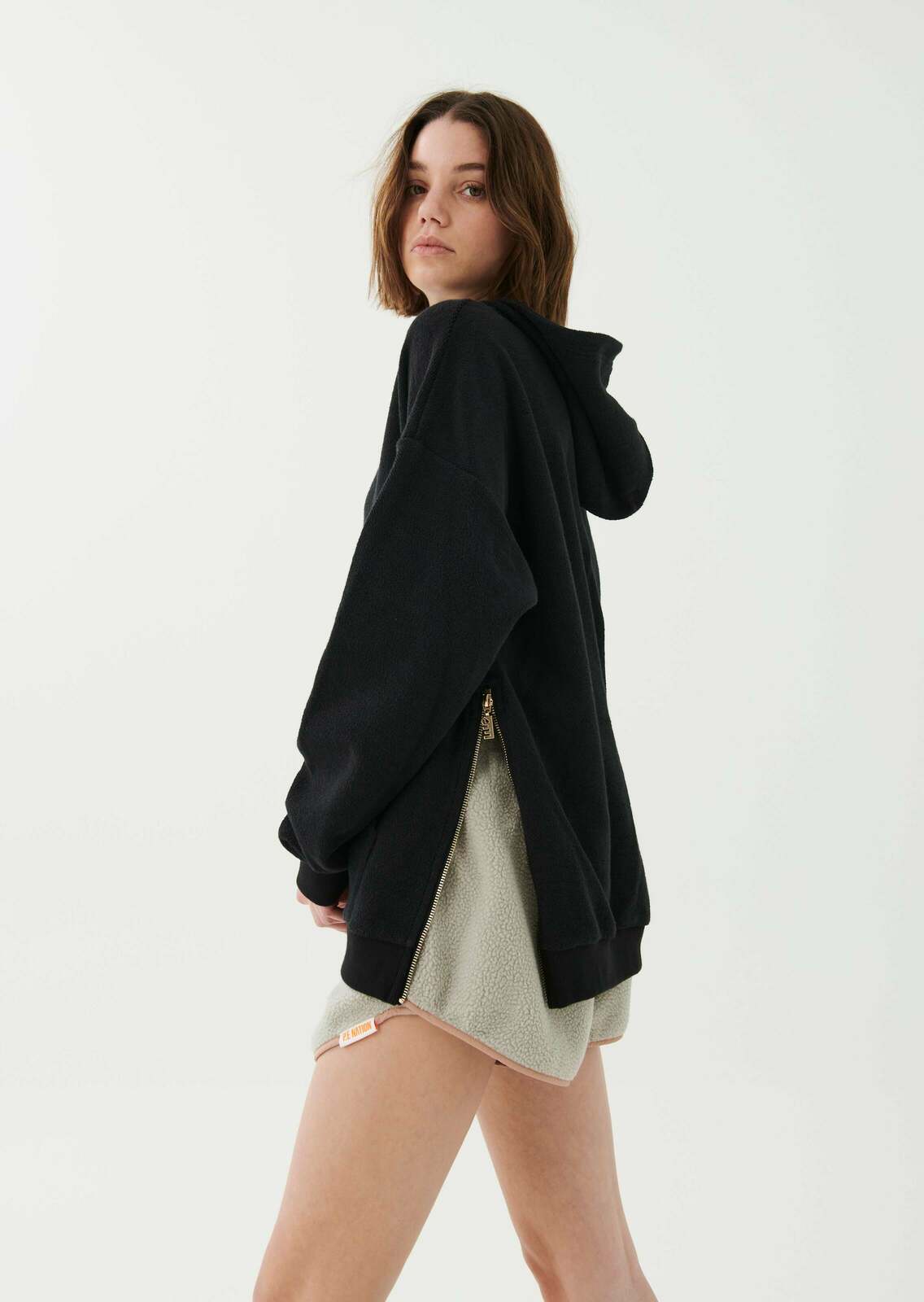 EXTRA TIME HOODIE IN BLACK