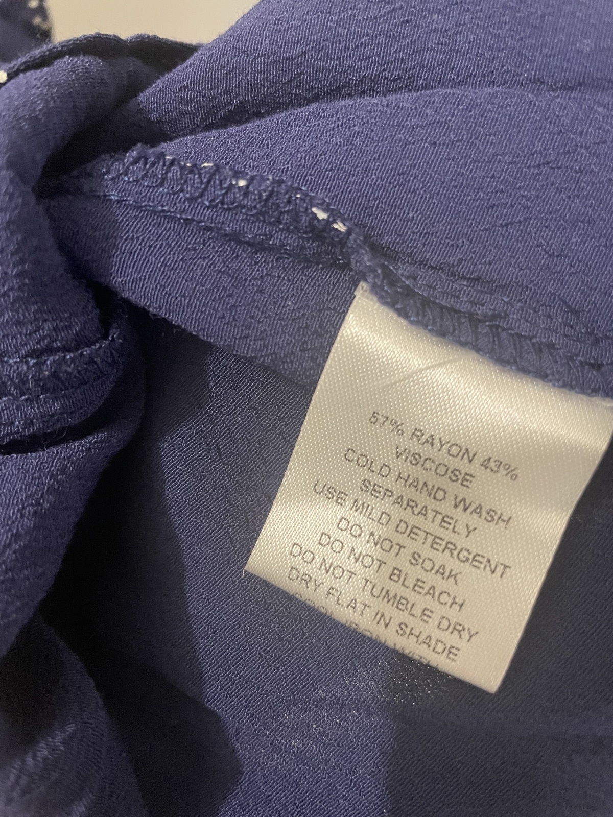 Navy Print TAHLIA Dress