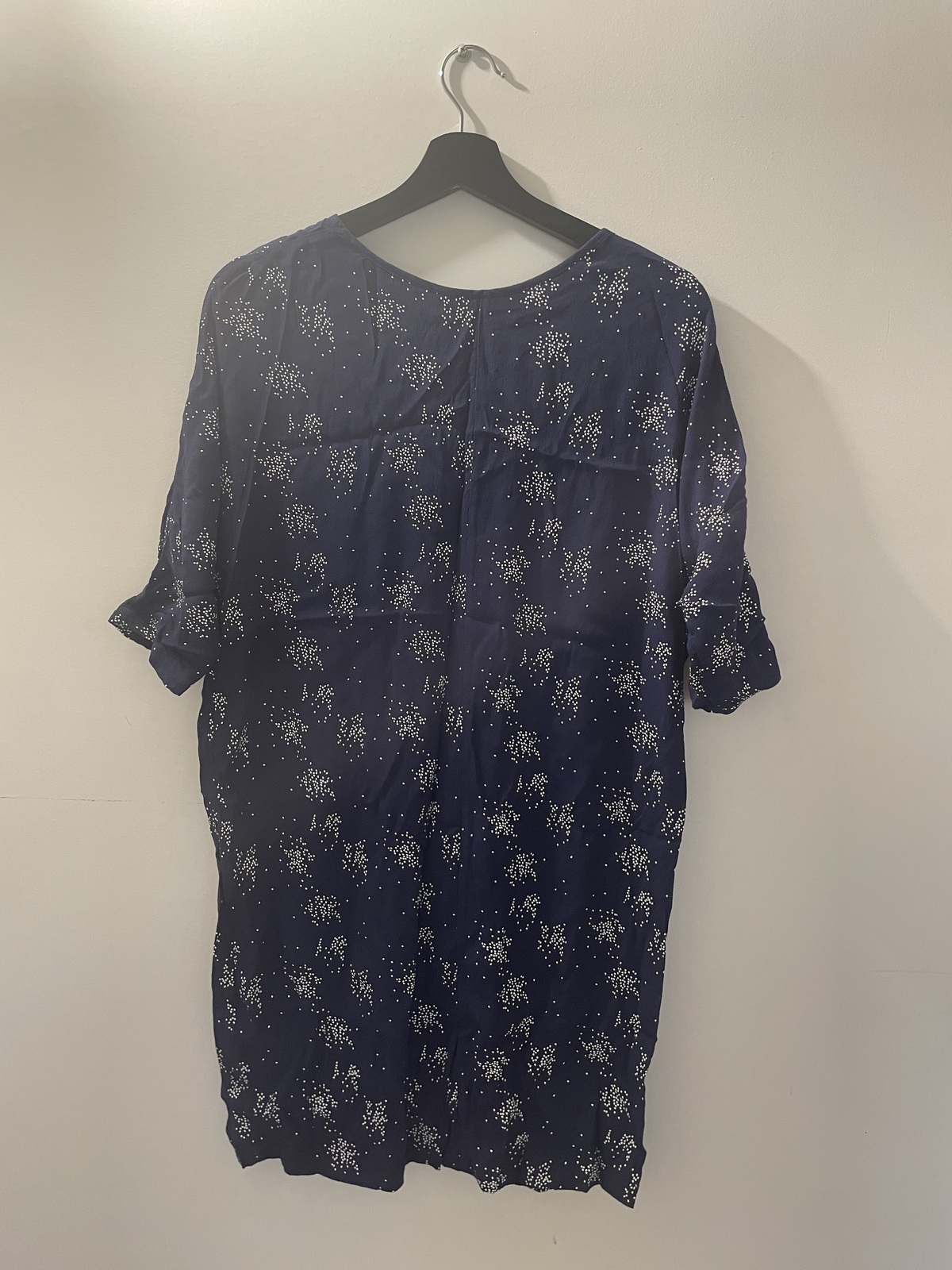 Navy Print TAHLIA Dress