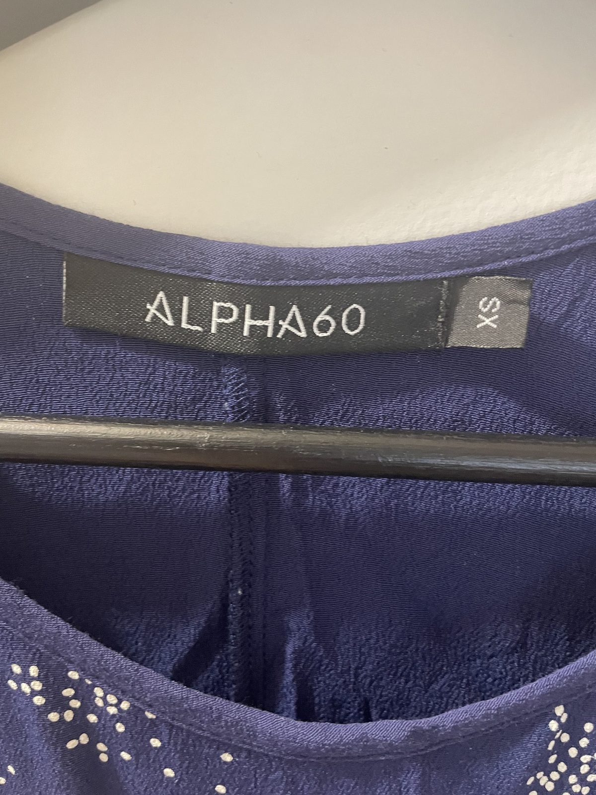 Navy Print TAHLIA Dress