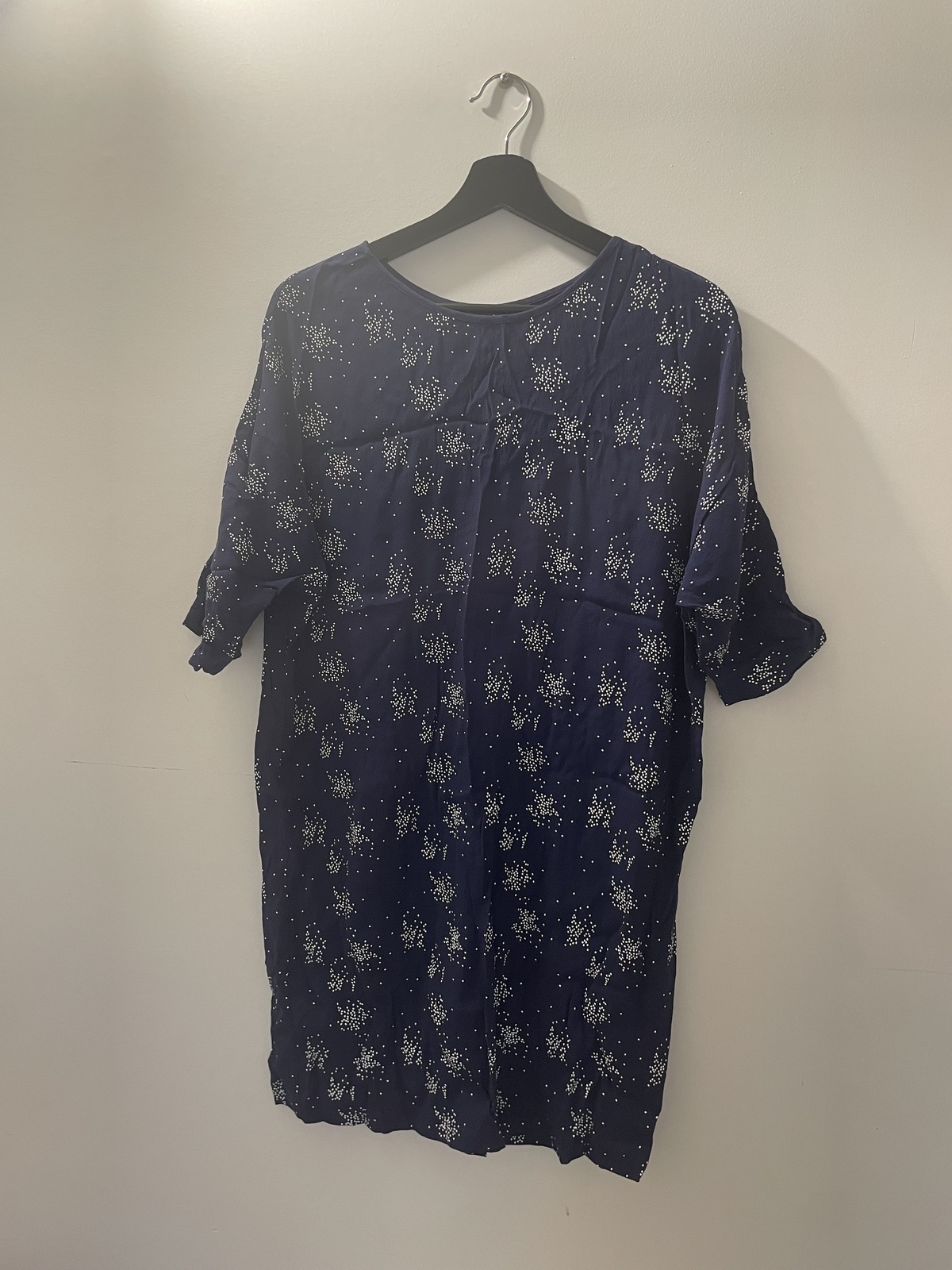 Navy Print TAHLIA Dress