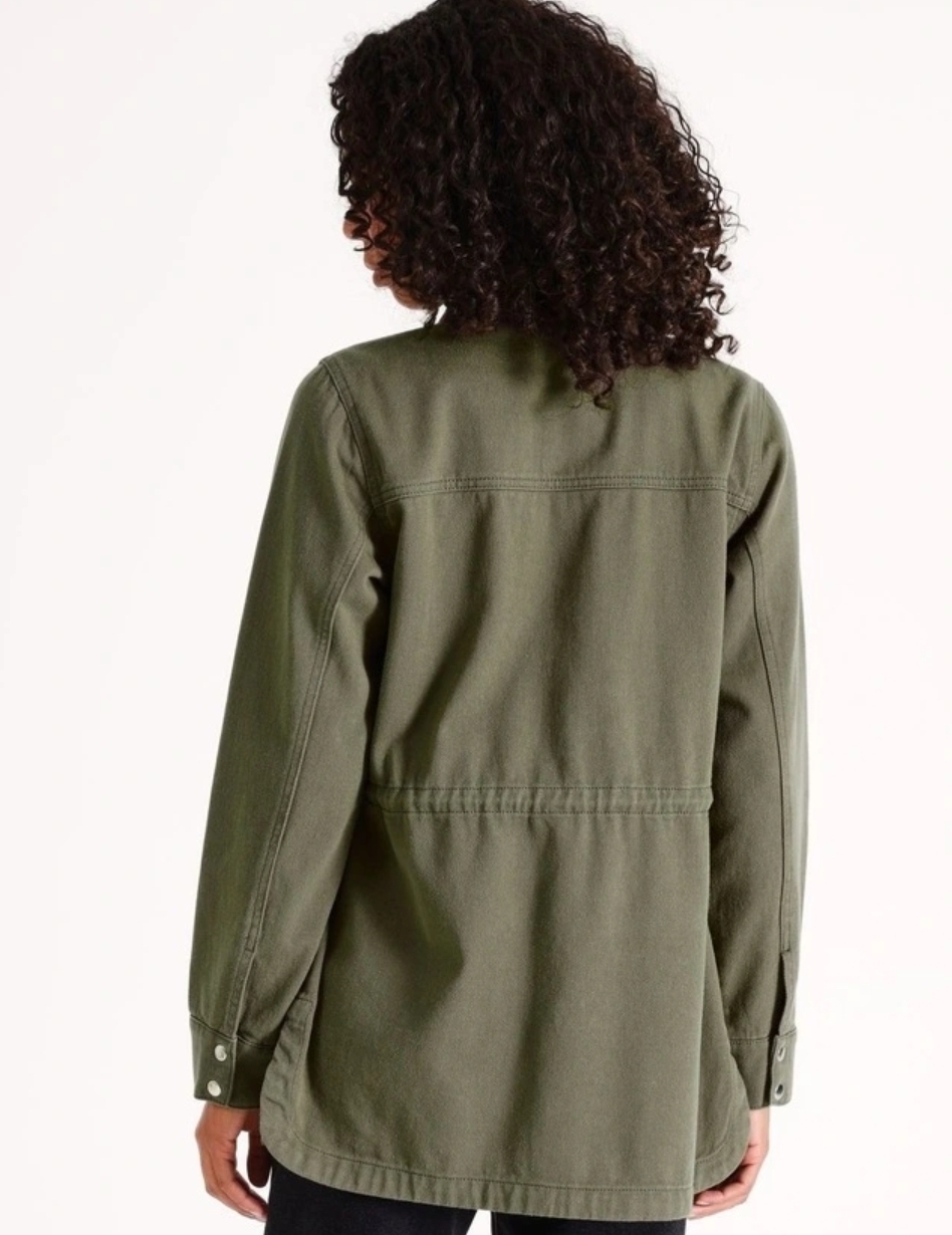 Utility Drill Jacket in Khaki