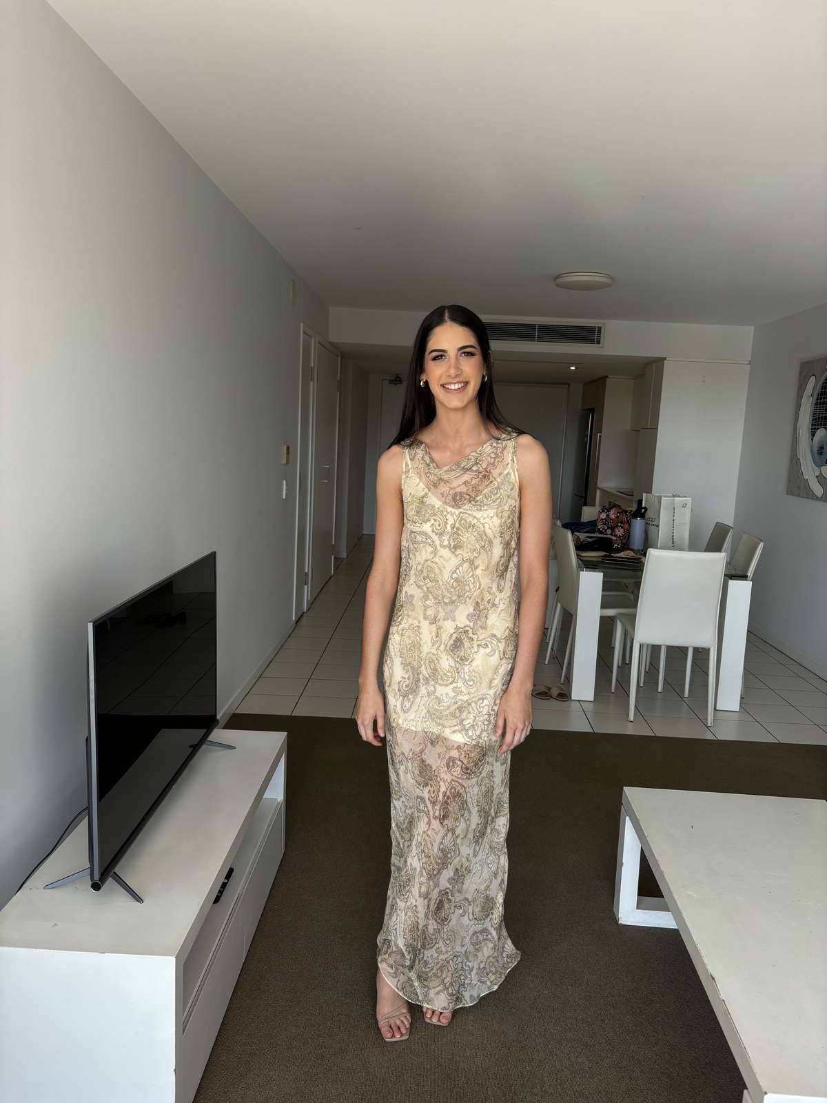 Shyla Boat Neck Maxi Dress