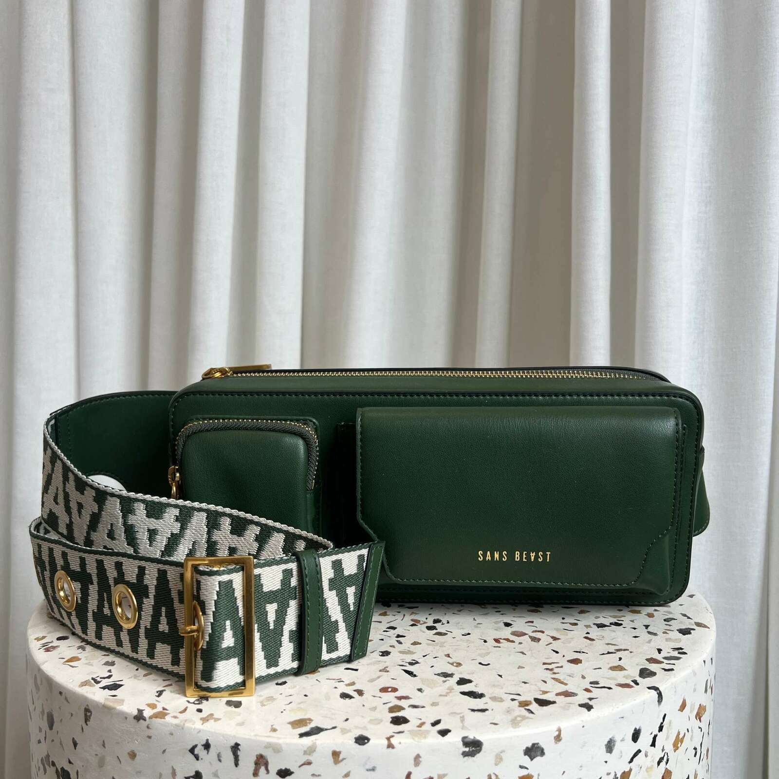 Sample Sale: Utility Crossbody Green