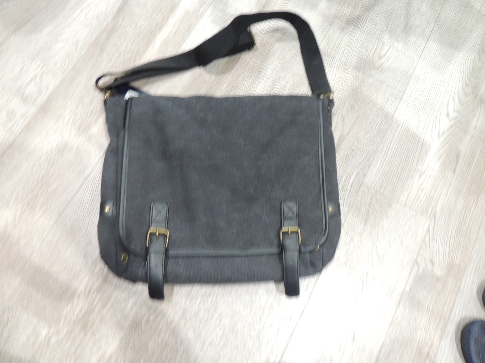 Satchel & Messenger bag charcoal Coloured
