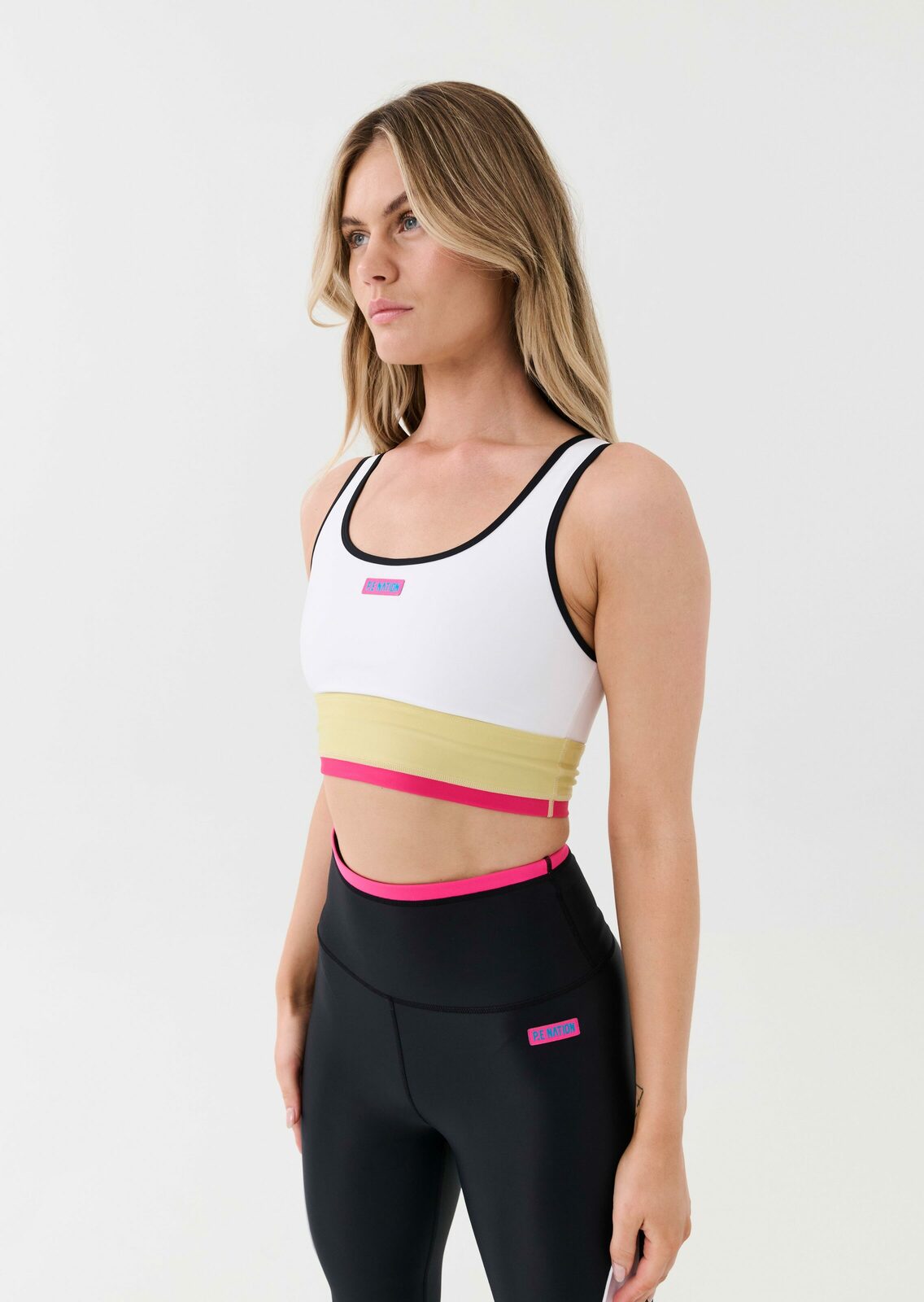 RIVIERA SPORTS BRA IN OPTIC WHITE