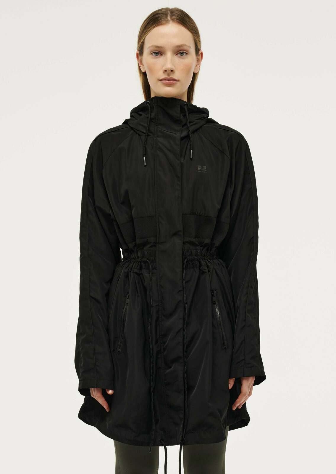 MID-LENGTH MAN DOWN JACKET IN BLACK