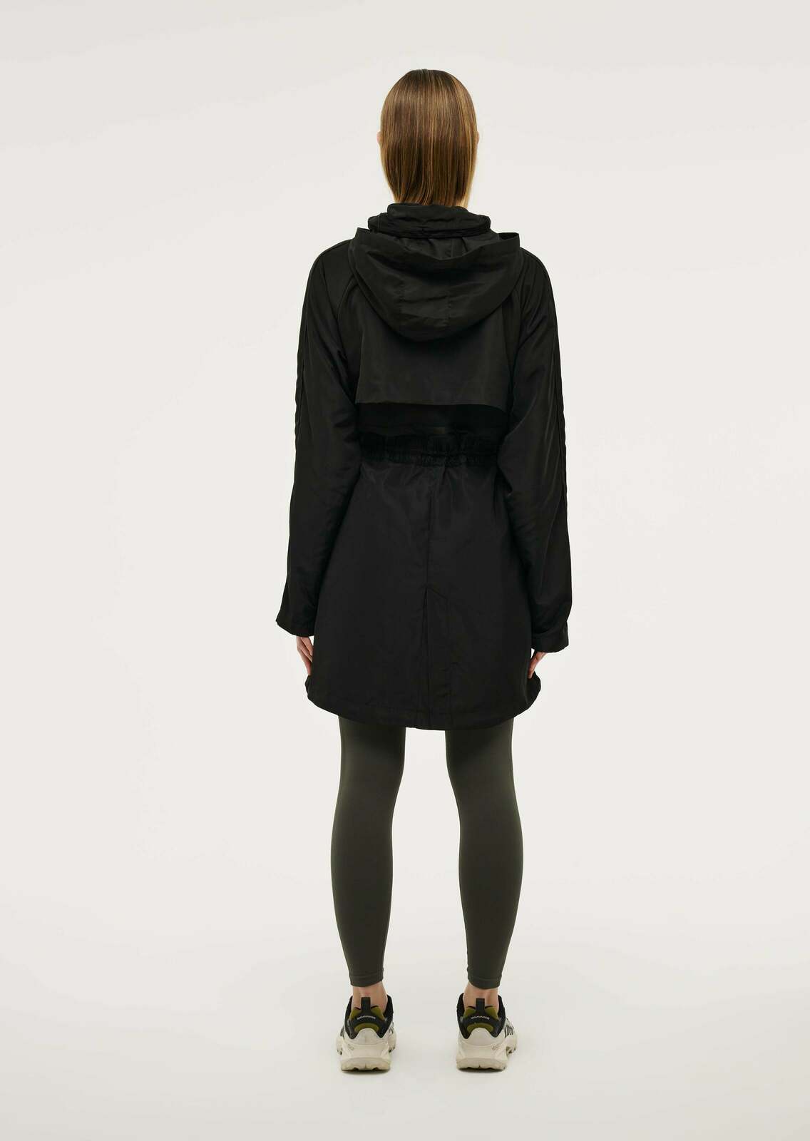 MID-LENGTH MAN DOWN JACKET IN BLACK