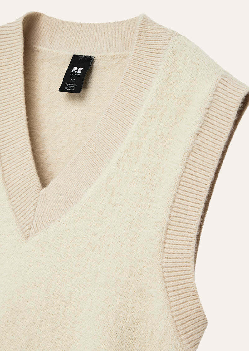 GREENPOINT KNIT VEST IN CLOUD