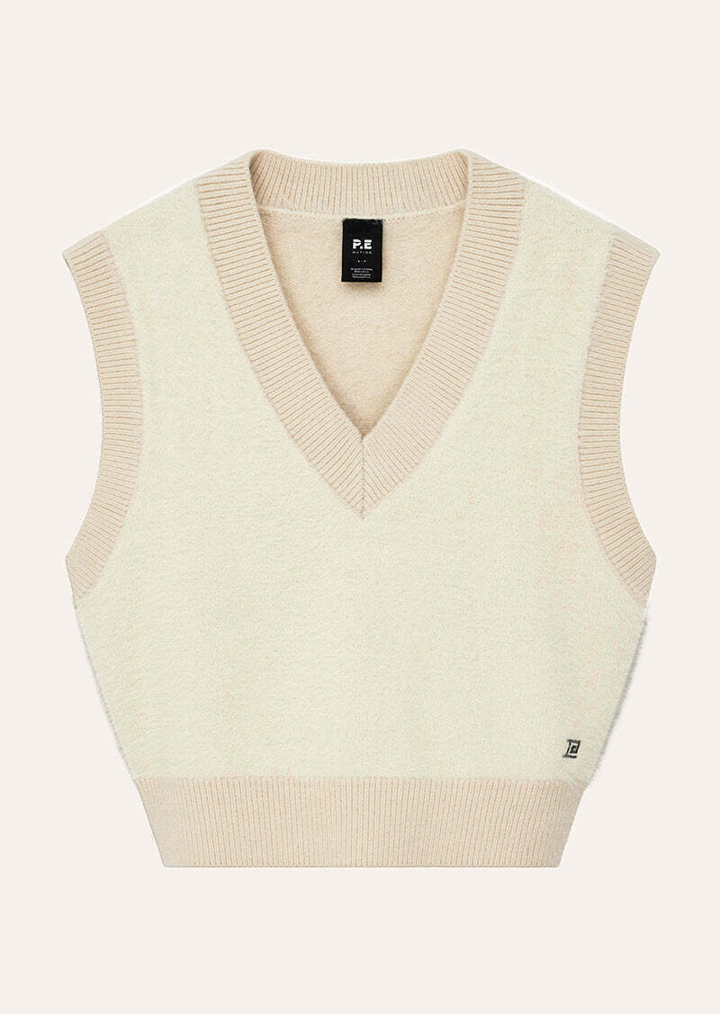 GREENPOINT KNIT VEST IN CLOUD