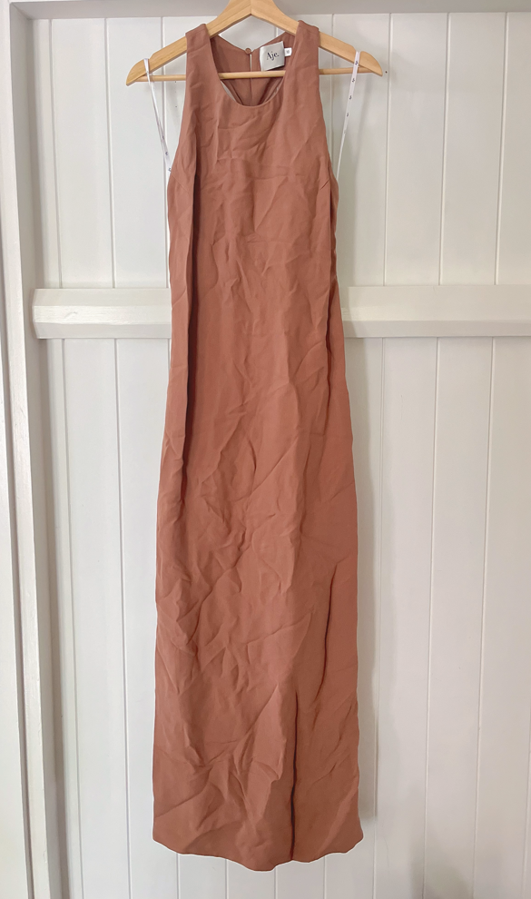 Intrigue Twist Back Midi Dress 10